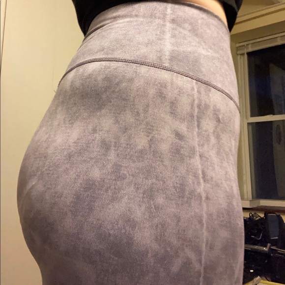 The dye purple waist snatcher athletic leggings - Picture 2 of 2